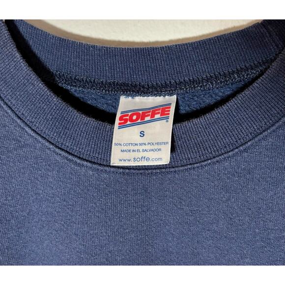 Vintage United States Navy Blue Crewneck Sweatshirt Soffe Sz S - Picture 4 of 8